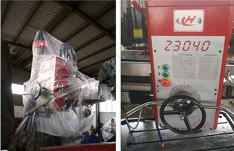 广西桂林客户的Z3040摇臂钻床装车进行中